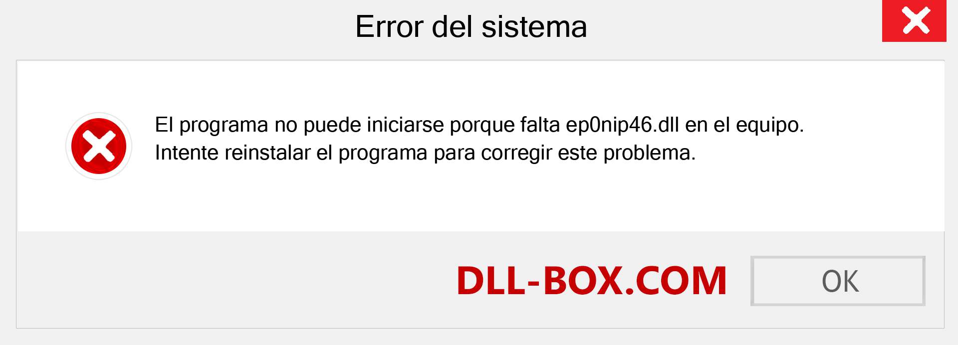 ¿Falta el archivo ep0nip46.dll ?. Descargar para Windows 7, 8, 10 - Corregir ep0nip46 dll Missing Error en Windows, fotos, imágenes